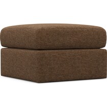nest dark brown ottoman   