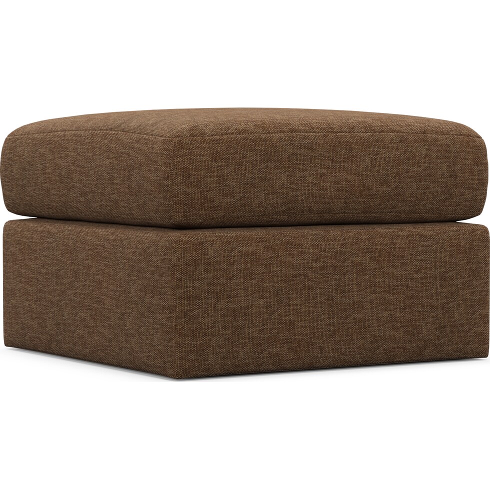 nest dark brown ottoman   