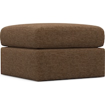nest dark brown ottoman   
