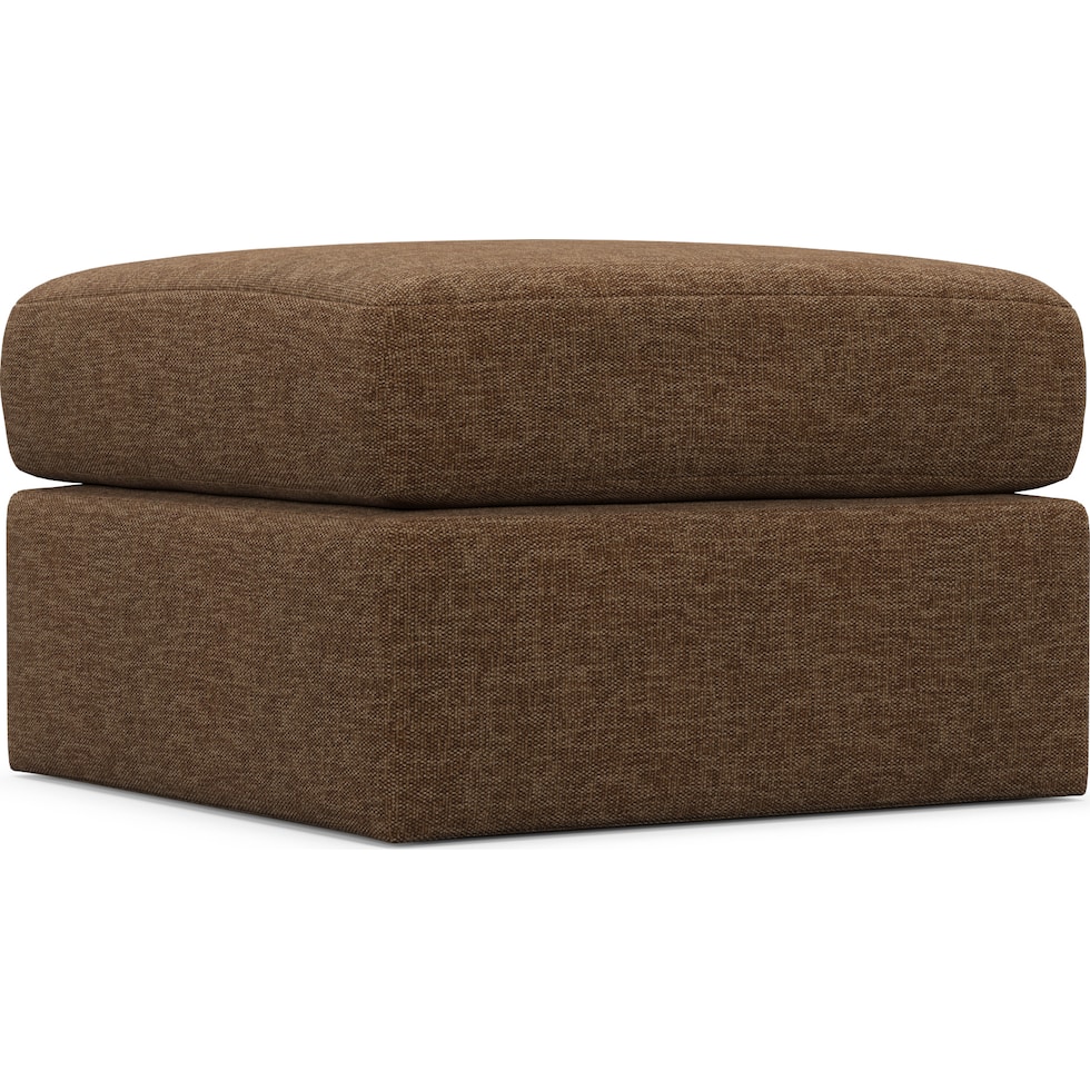 nest dark brown ottoman   
