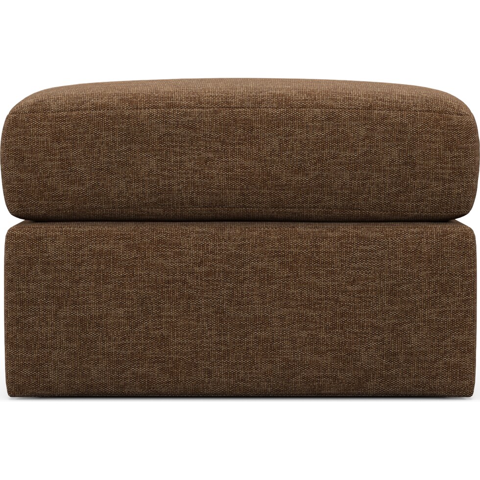 nest dark brown ottoman   