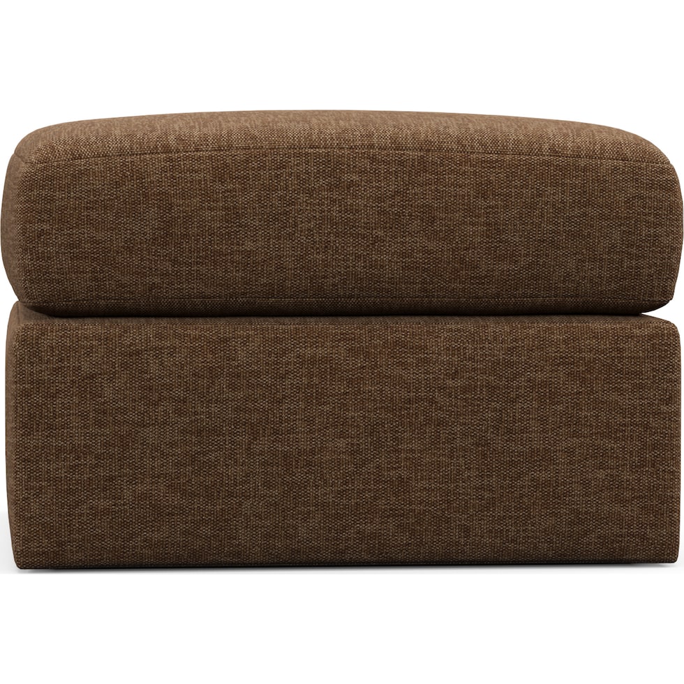 nest dark brown ottoman   