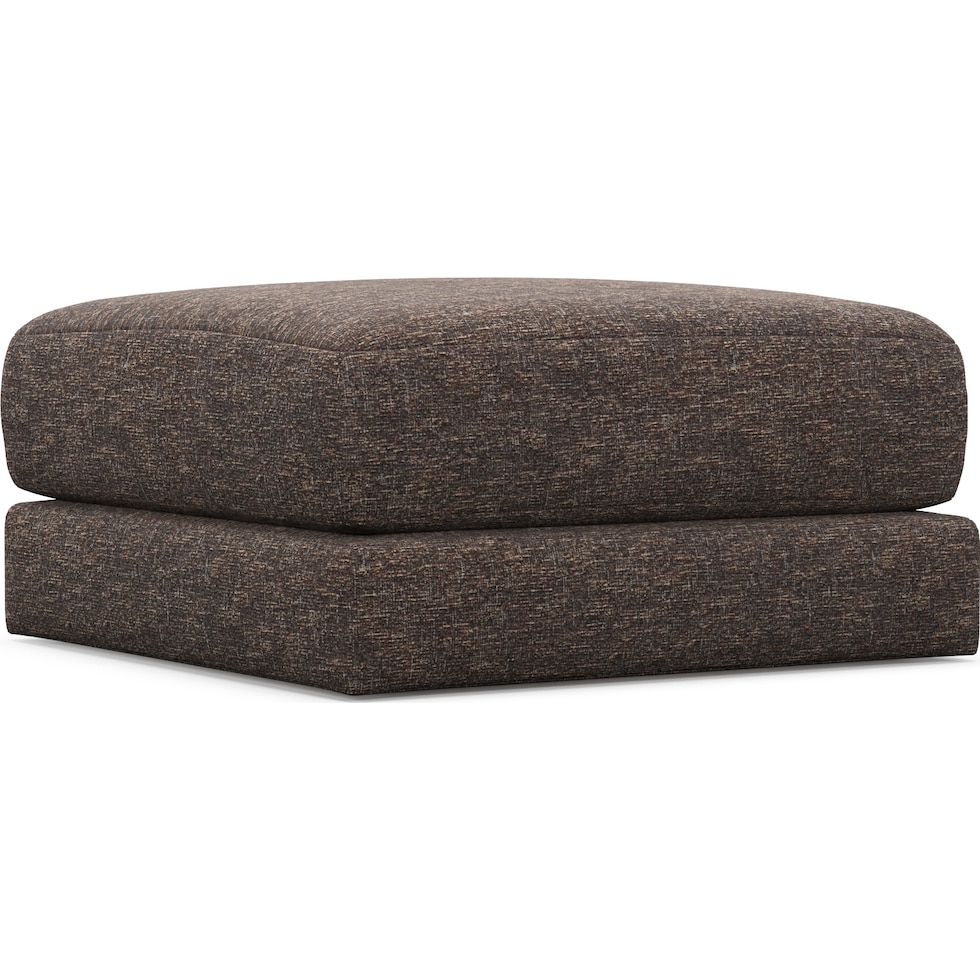 nest dark brown ottoman   