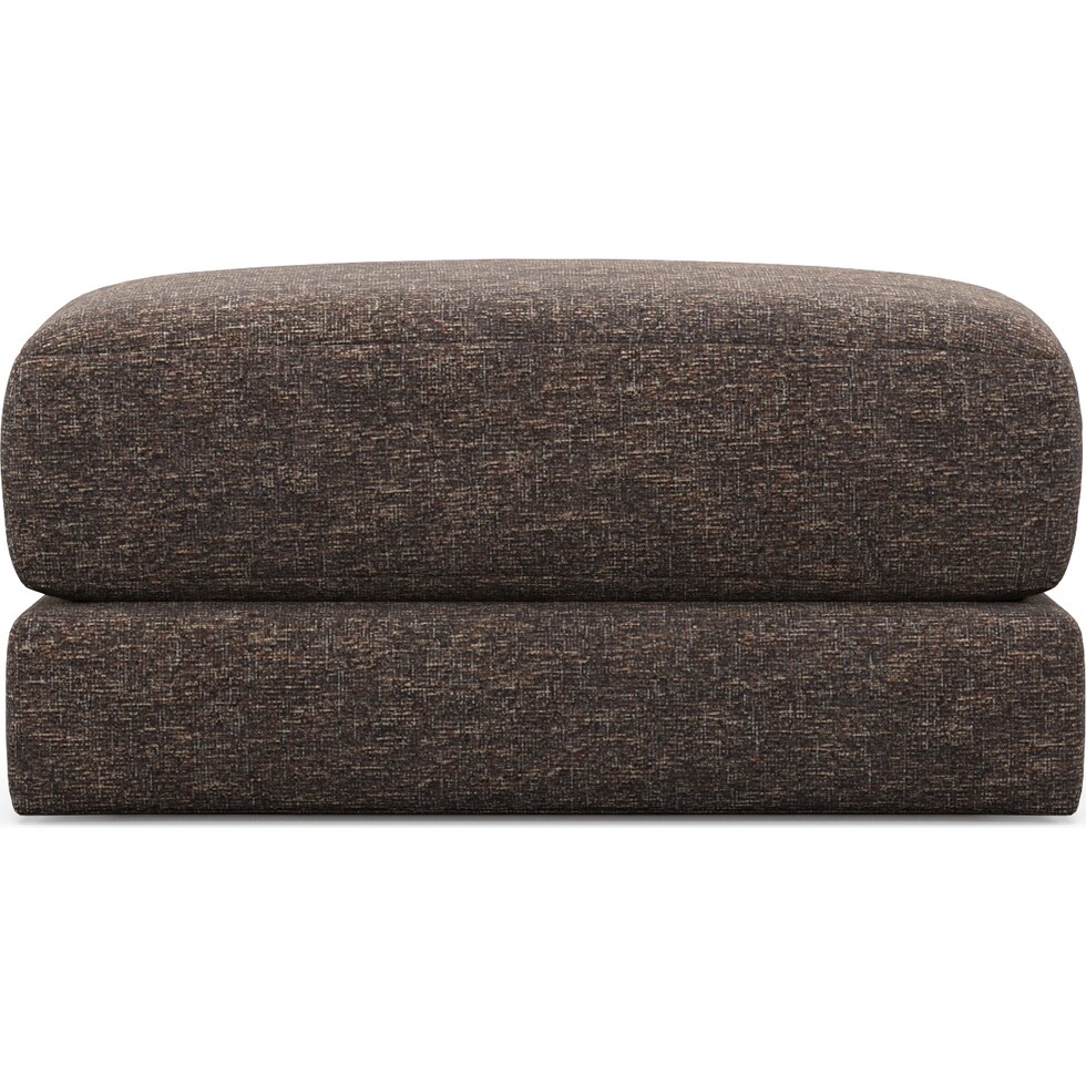 nest dark brown ottoman   