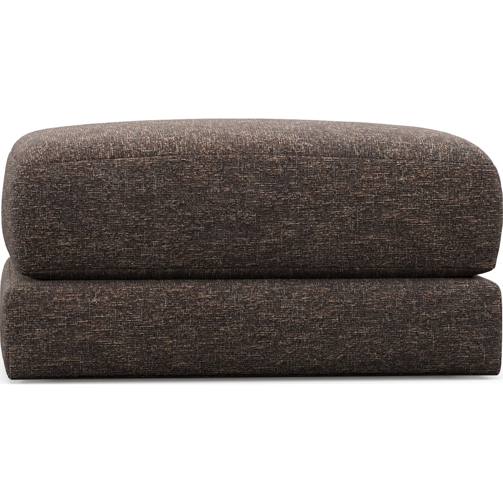 nest dark brown ottoman   