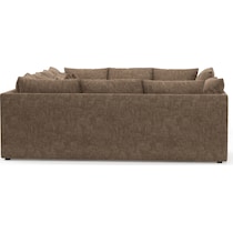 nest dark brown sectional   