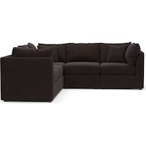nest dark brown sectional   