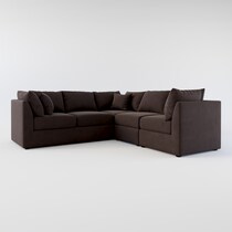 nest dark brown sectional web   