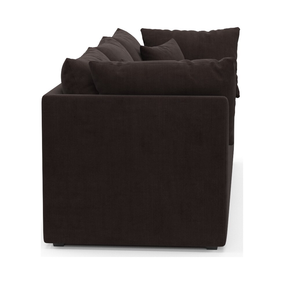 nest dark brown sofa   