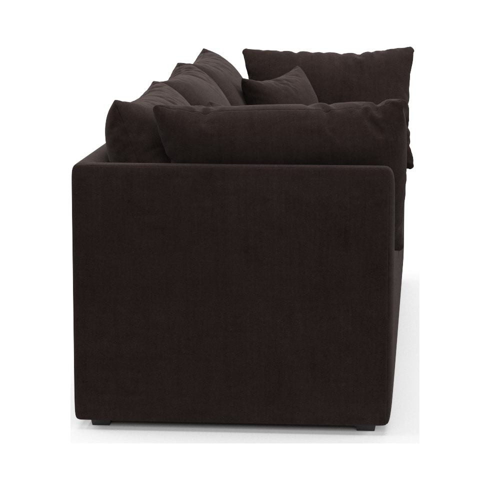 nest dark brown sofa   