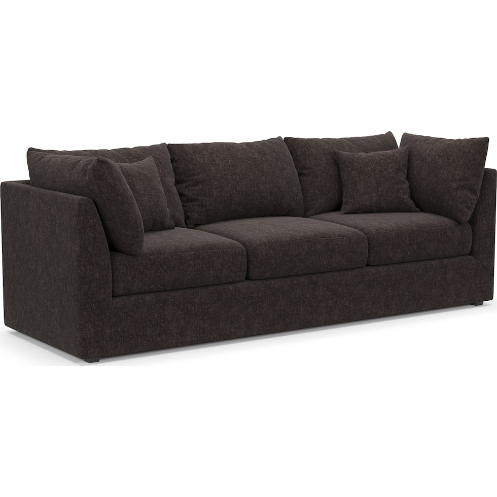 nest dark brown sofa   