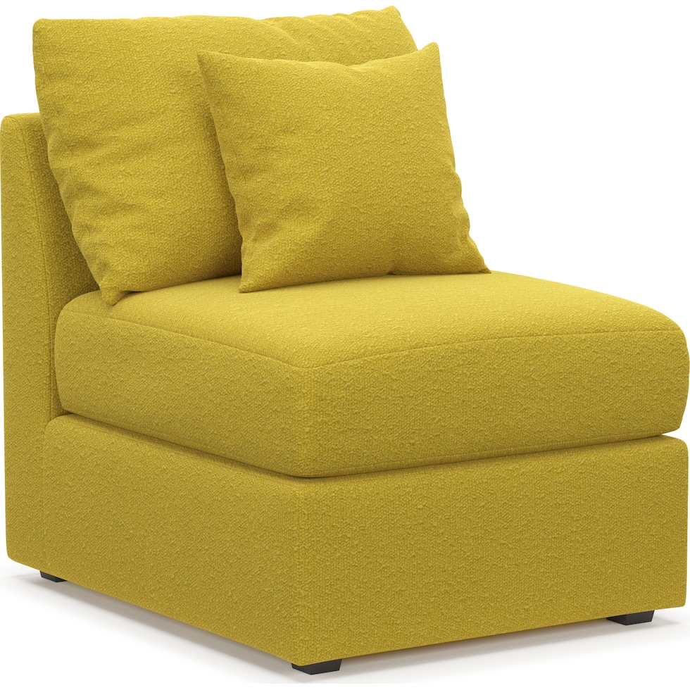 nest gold armless chair   