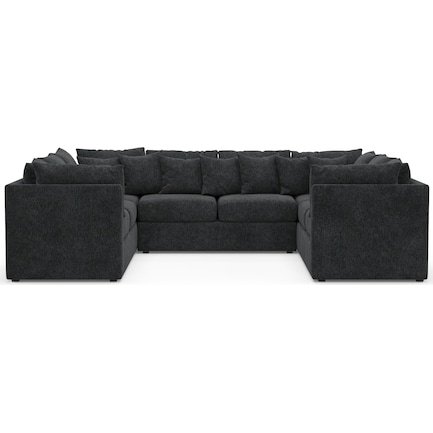 Nest Hybrid Comfort 3-Piece Pit Sectional - Sherpa Charcoal