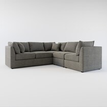 nest gray  pc sectional   
