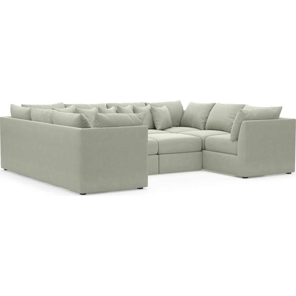nest gray  pc sectional   