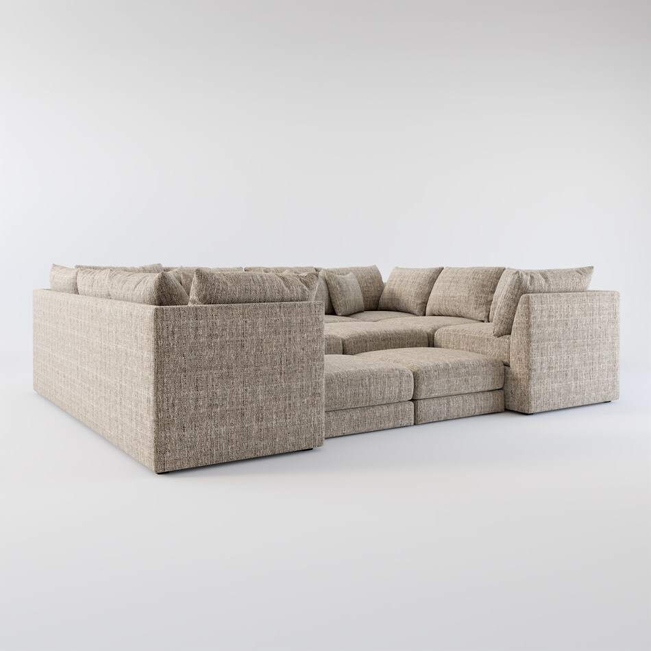 Nest 7Piece Pit Sectional Value City Furniture