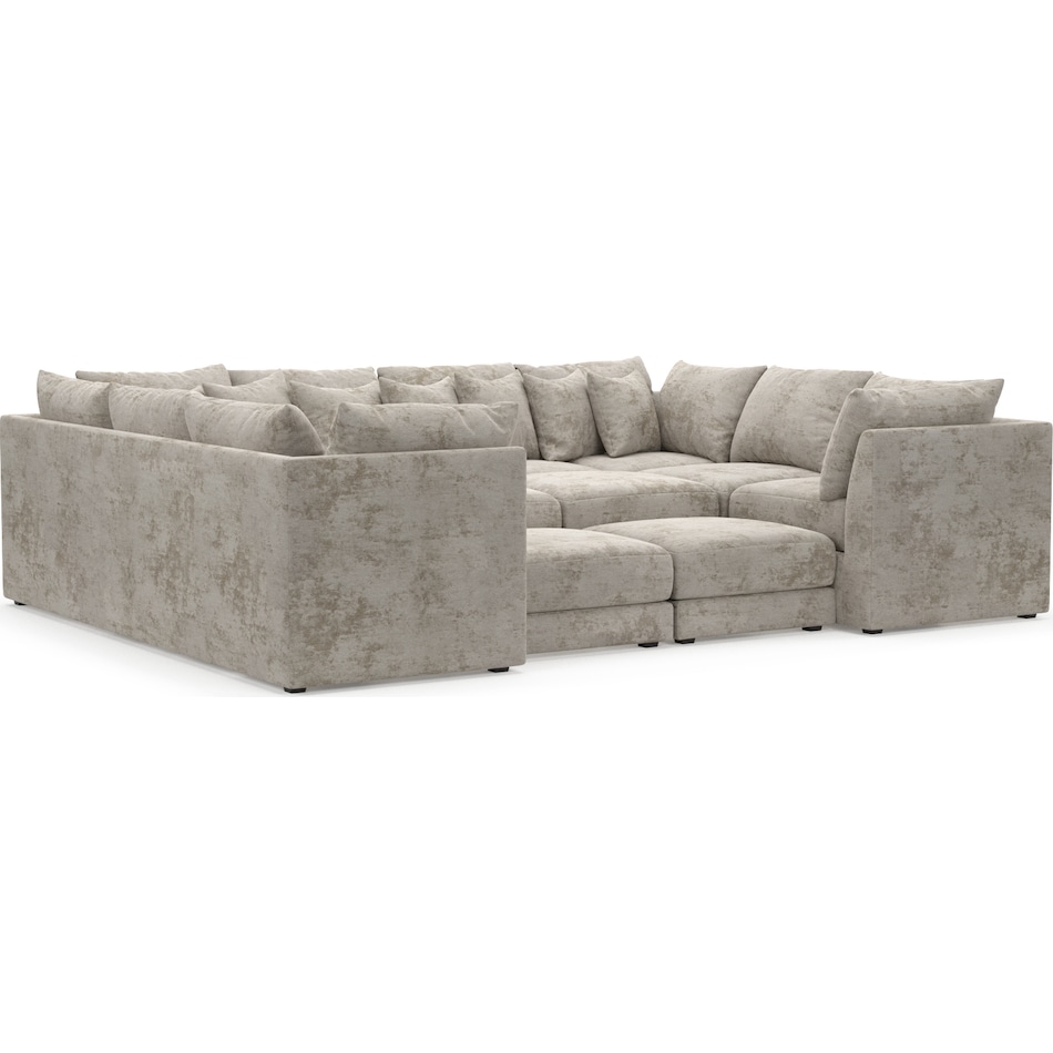 Nest 7Piece Pit Sectional Value City Furniture