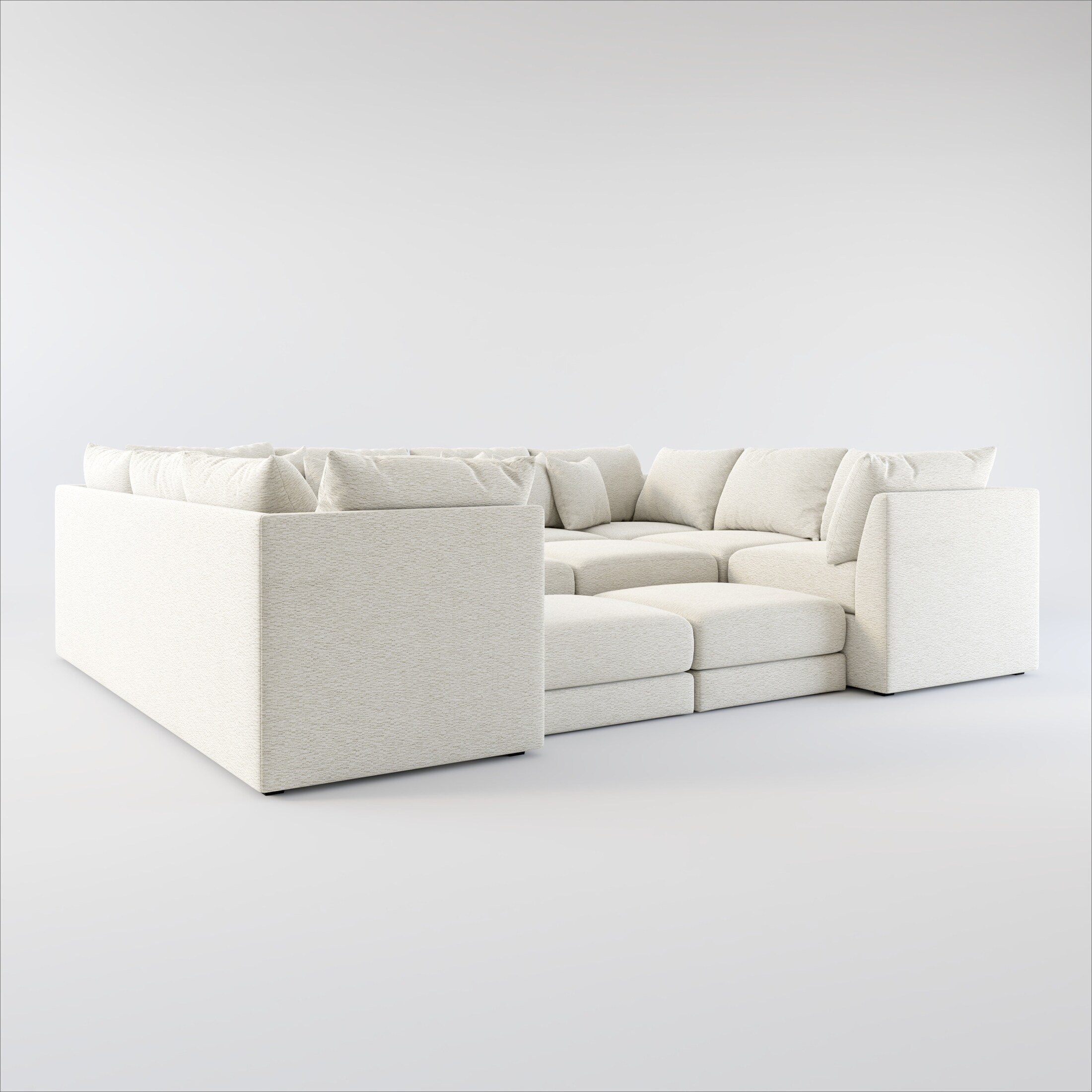 Nest 9Piece Pit Sectional Value City Furniture