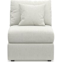 nest gray armless chair   