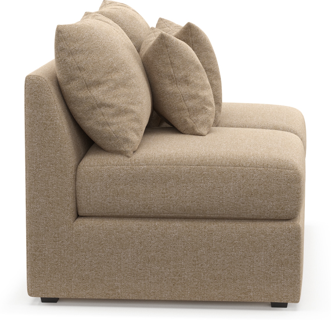 Nest Armless Loveseat Value City Furniture   Nest Gray Armless Loveseat 8719173 1590675 