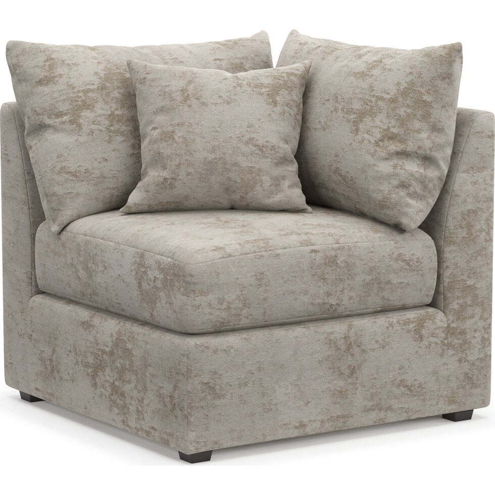 nest gray corner chair   