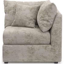 nest gray corner chair   