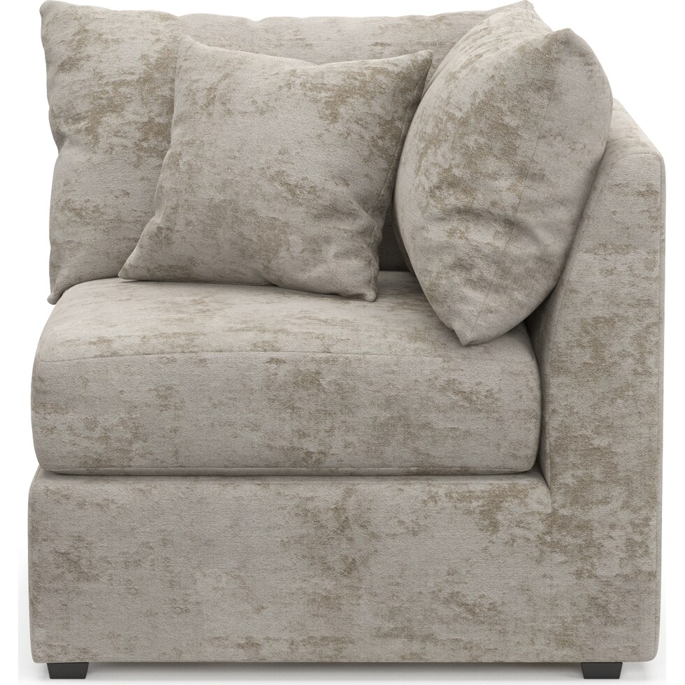 nest gray corner chair   