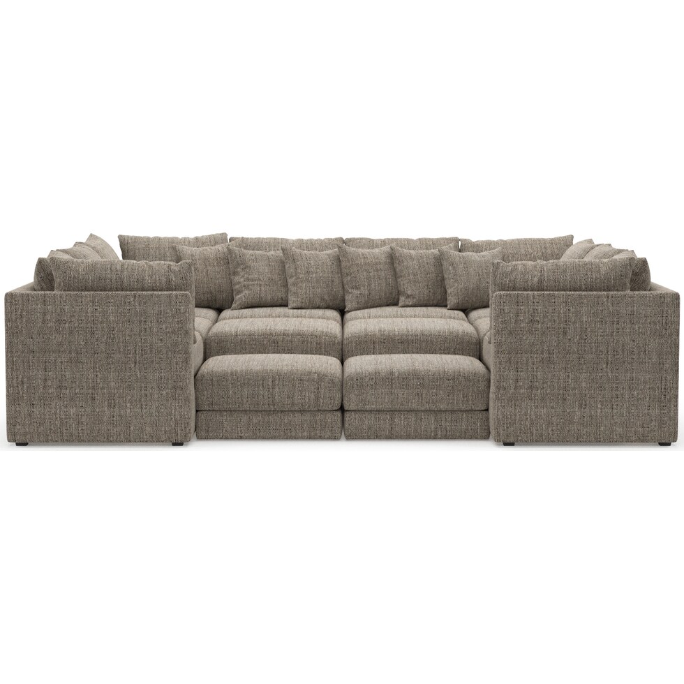 nest gray sectional   