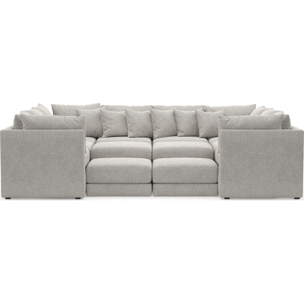 nest gray sectional   