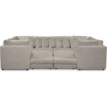 nest gray sectional   