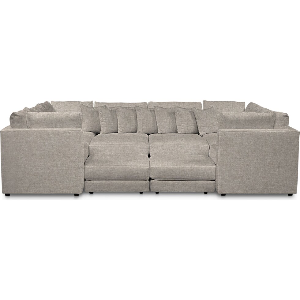 nest gray sectional   