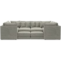 nest gray sectional   