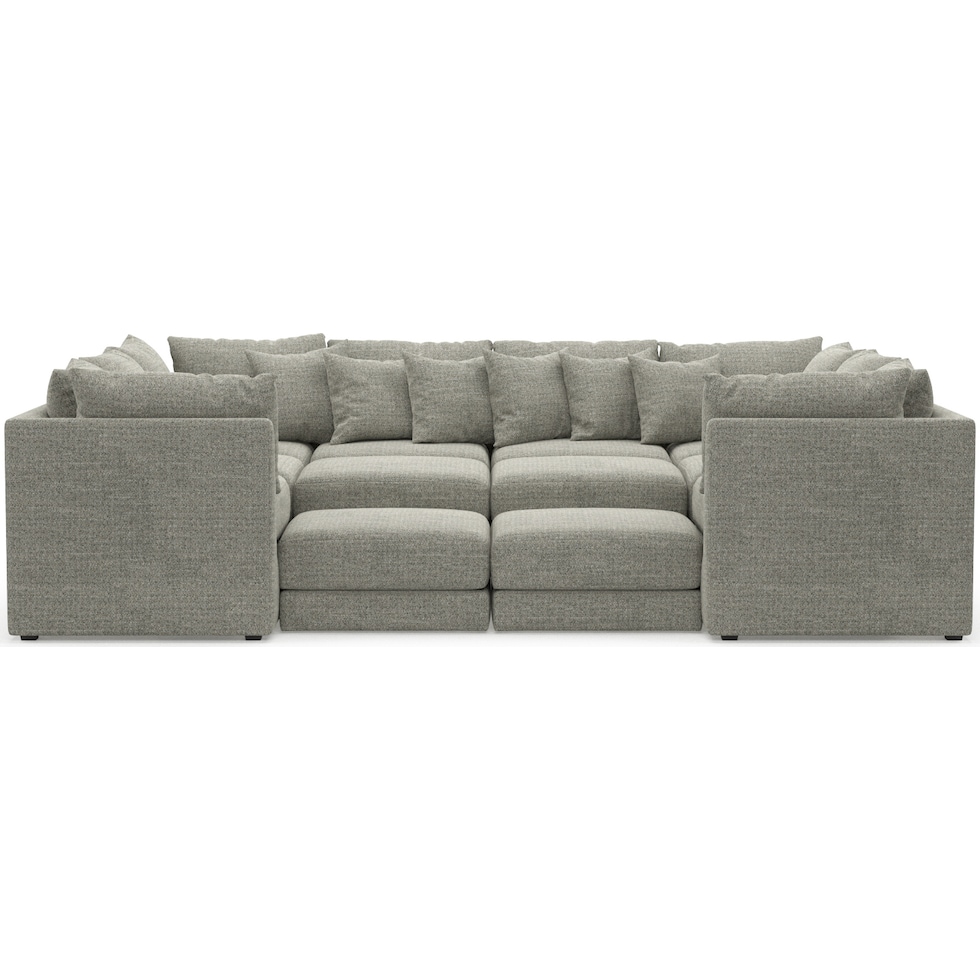 nest gray sectional   