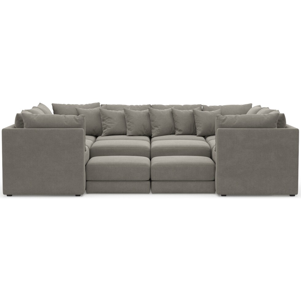 nest gray sectional   
