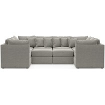 nest gray sectional   