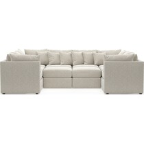 nest gray sectional   