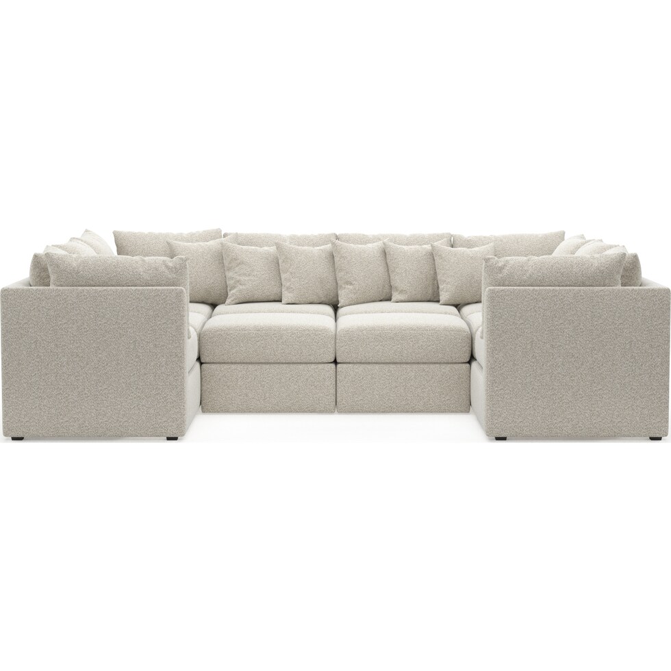 nest gray sectional   