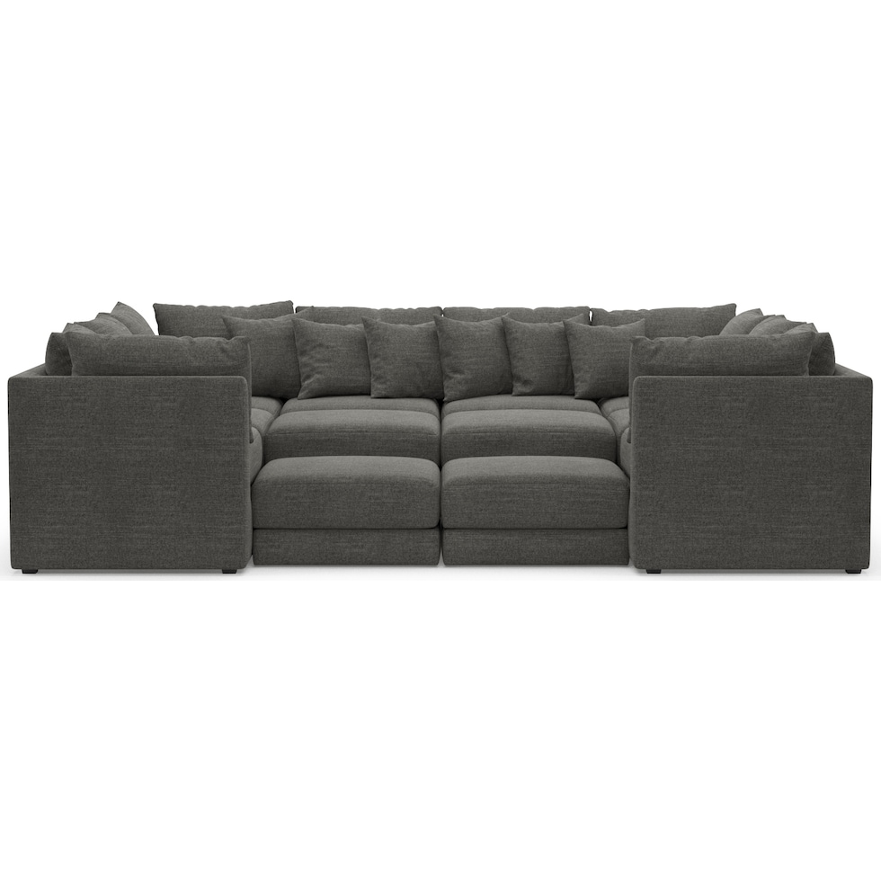 nest gray sectional   