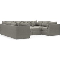 nest gray sectional   