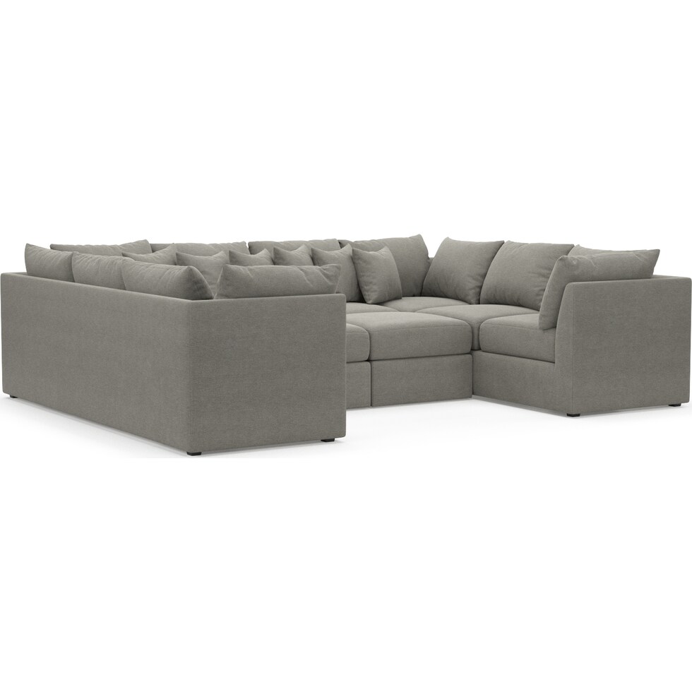 nest gray sectional   