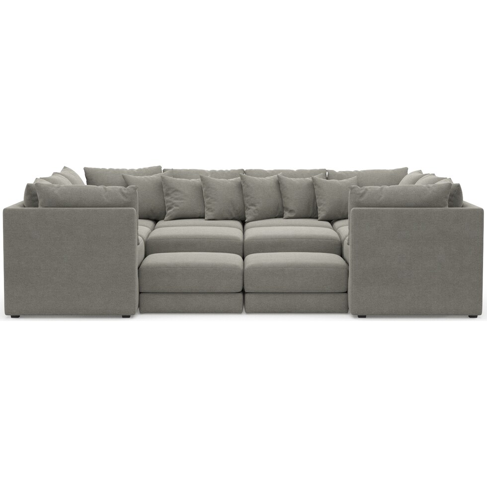 nest gray sectional   