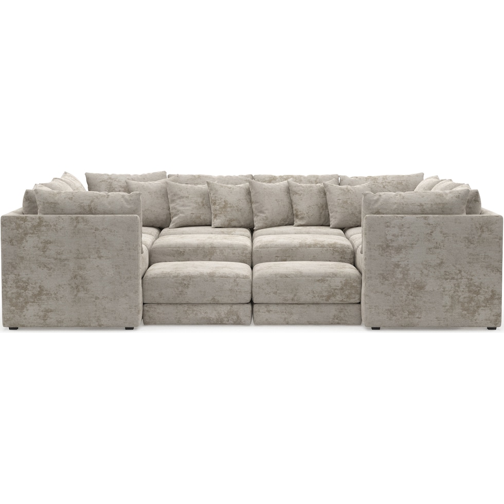 nest gray sectional   