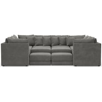 nest gray sectional   