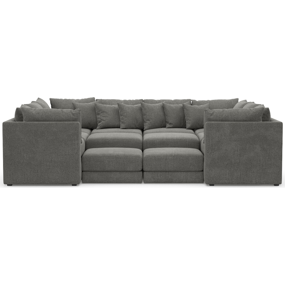 nest gray sectional   