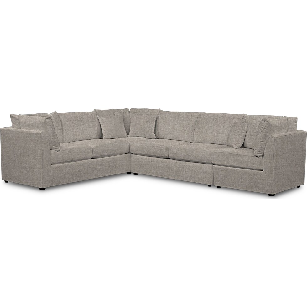 nest gray sectional   