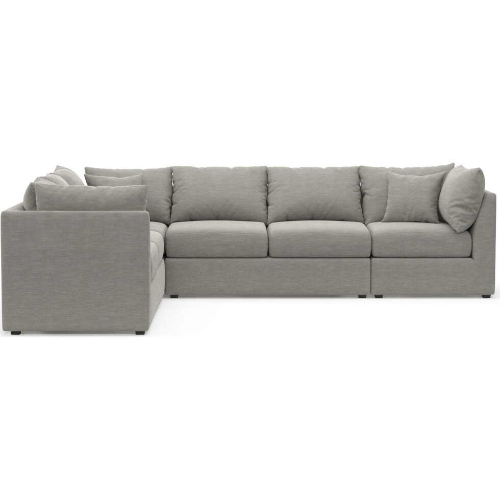 nest gray sectional   