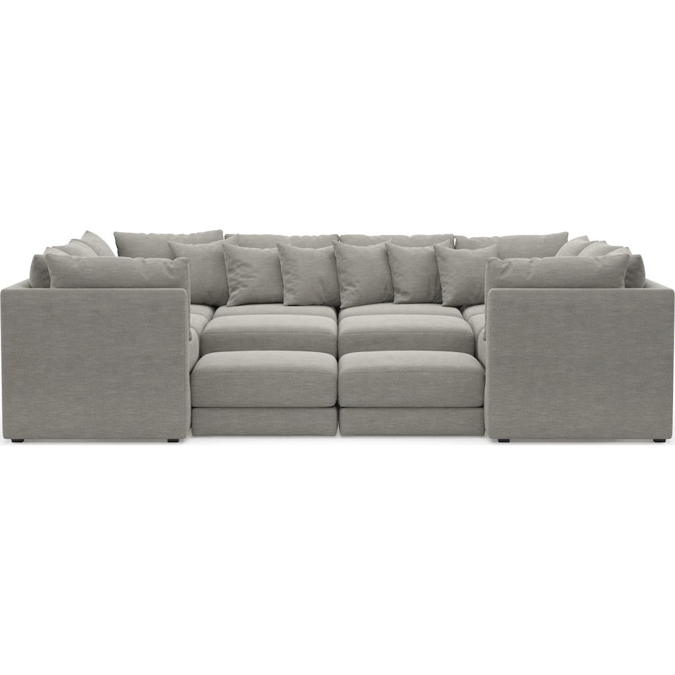 nest gray sectional   