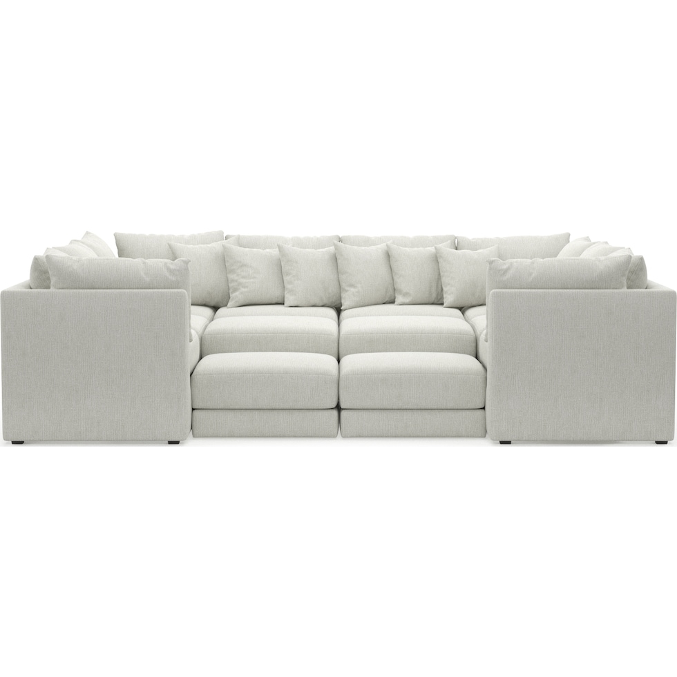 nest gray sectional   