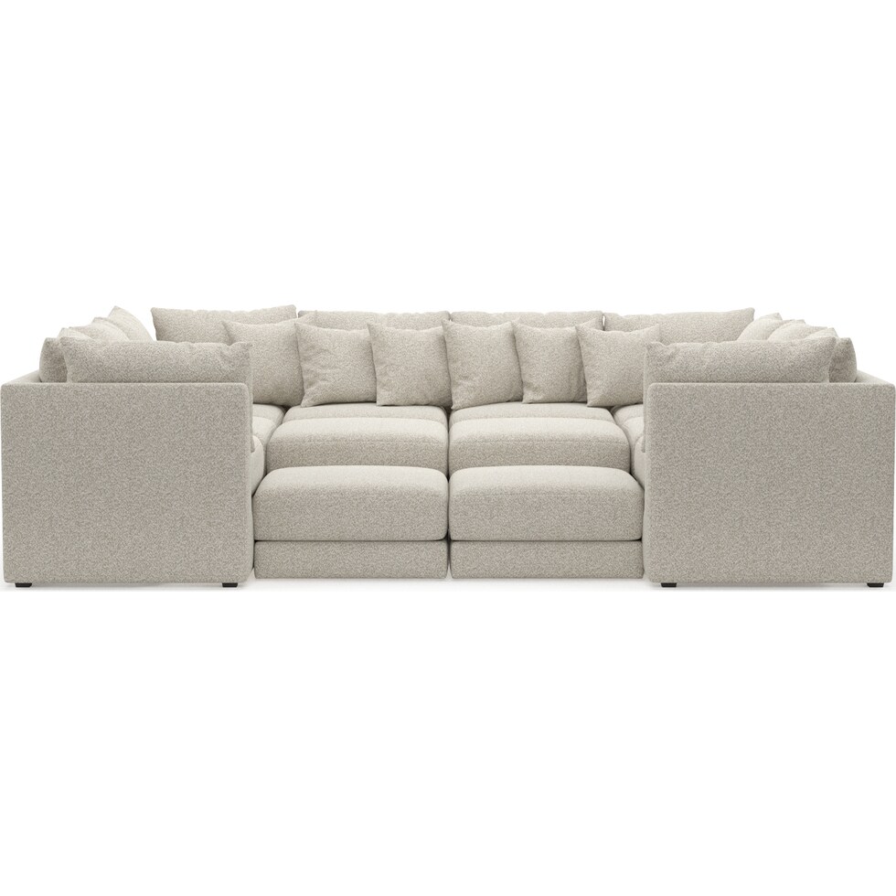 nest gray sectional   