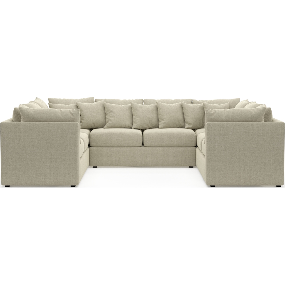 nest gray sectional   